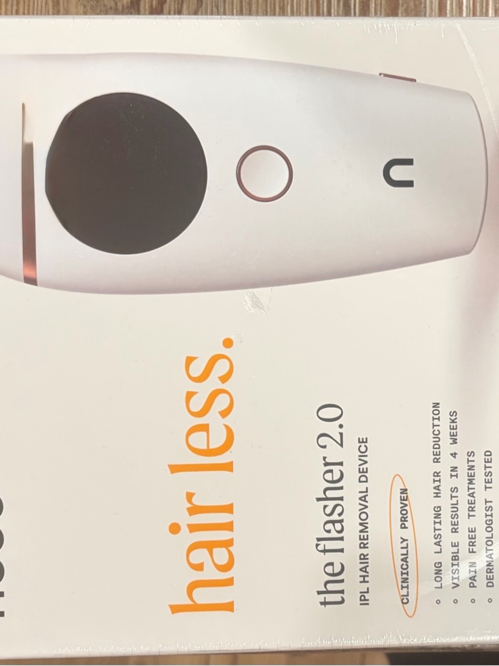 Hairless The Flasher 2.0 IPL Hair Removal Device - White